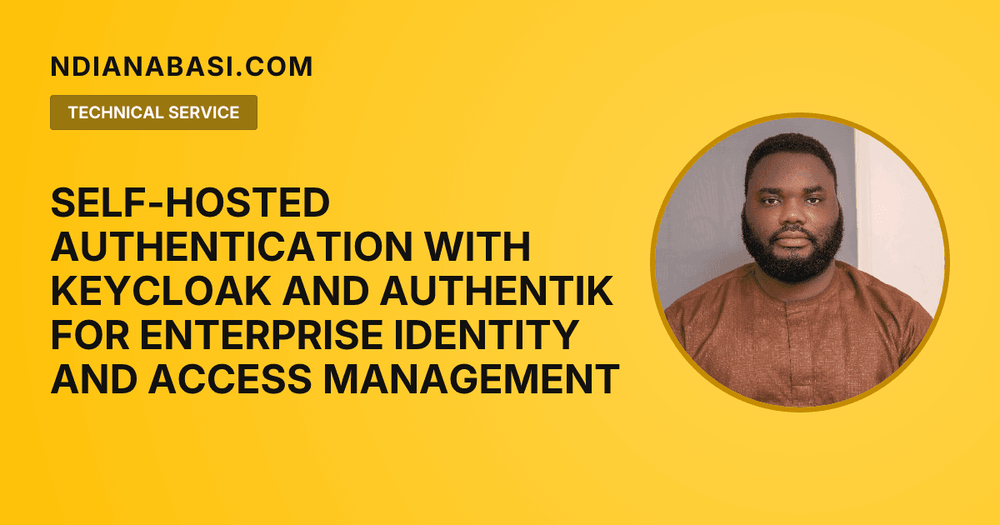 Diagram illustrating Self-Hosted Authentication with Keycloak and Authentik for Enterprise Identity and Access Management