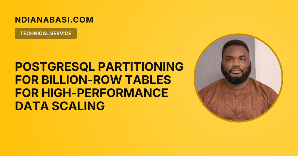 Diagram illustrating PostgreSQL Partitioning for Billion-Row Tables for High-Performance Data Scaling