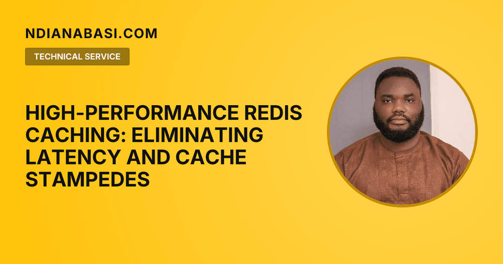 Diagram illustrating High-Performance Redis Caching: Eliminating Latency and Cache Stampedes