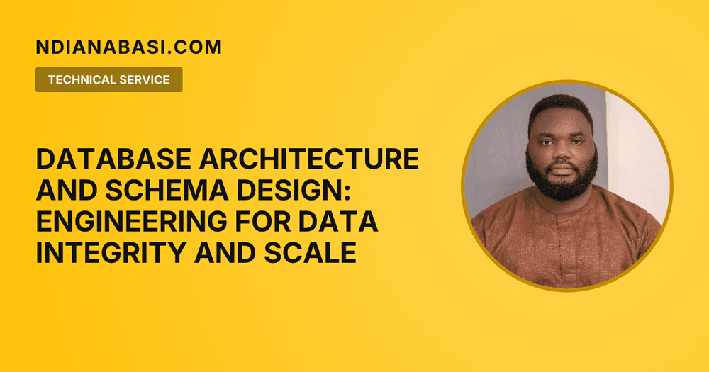 Diagram illustrating Database Architecture and Schema Design: Engineering for Data Integrity and Scale
