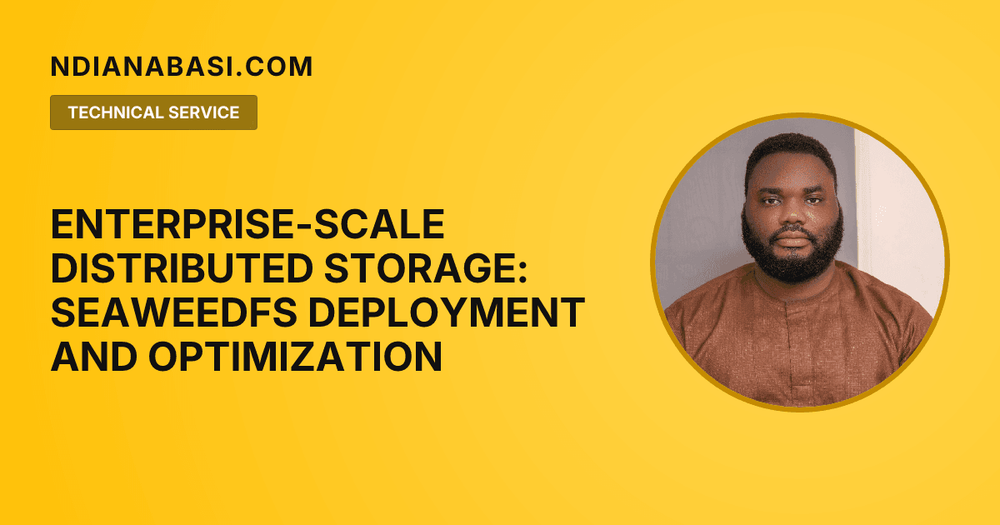 Diagram illustrating Enterprise-Scale Distributed Storage: SeaweedFS Deployment and Optimization